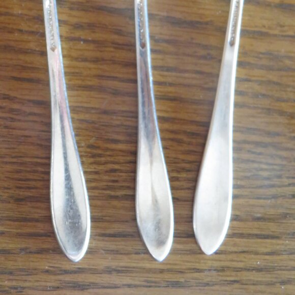 VINTAGE SILVERPLATE Flatware Community Lady Hamilton Tea Spoons - Picture 5 of 6